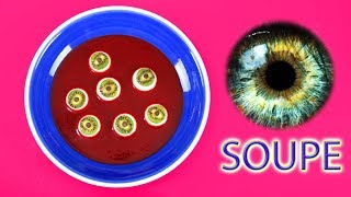 RECETTE HALLOWEEN OEIL  SOUPE AUX YEUX [upl. by Fenton]