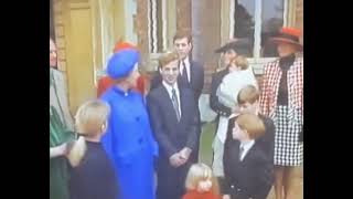 Princess Eugenies christening 1990 [upl. by Assertal]