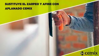 Sustituye el zarpeo y afine con Aplanado Cemix [upl. by Ramos]