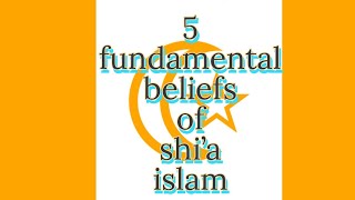 The 5 fundamental beliefs of shia islam An introduction to the key Principle of the faith [upl. by Kellsie]