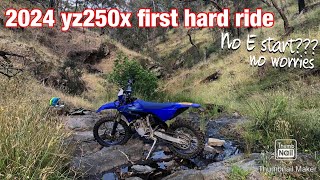 2024 yz250x enduro ride [upl. by Schnur]