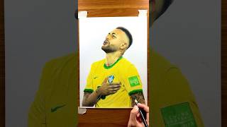 Neymar BOmiarts neymarjr footballart shorts fyp viral art drawing youtubeshorts shortsart [upl. by Danita]