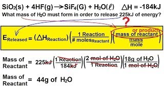 Chemistry  Thermochemistry 18 of 37 Heat Released Evolved in a Reaction 5 [upl. by Kiryt]