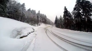 Uludag Bmw F20 118i Drift Snow [upl. by Sinnaoi]