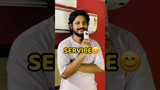 AC Ka First Service🥹😍 short vlog minivlog airconditioner service [upl. by Leveroni]