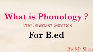 Meaning of PHONOLOGY in hindi 【sub Language proficiency】Bed part 1 What is Phonology [upl. by Anen]