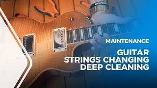 How to Change Strings on Electric Guitar Gibson Les Paul 50s [upl. by Lonny]