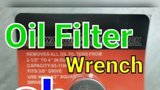 Oil Filter Wrench [upl. by Ecila]