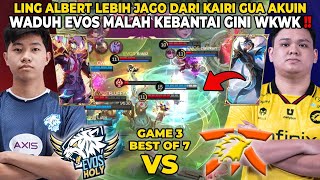 LING ALBERT LEBIH JAGO DARI KAIRI GUA AKUIN  WADUH EVOS MALAH KEBANTAI GINI GAES WKWK EVOS VS FNOC [upl. by Amalbergas667]