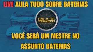 LIVE TUDO O QUE VOCÊ PRECISA SABER SOBRE BATERIAS DE FERRAMENTAS saladeferramentas bateria [upl. by Hammerskjold]