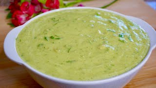 LA MEJOR SALSA VERDE DE AGUACATE 🥑 TRUCO PARA QUE NO SE AMARGUE salsas salsaverde [upl. by Ekoorb]