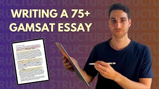 Edit a GAMSAT essay with me Live Section 2 breakdown [upl. by Wichman]