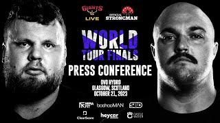 WORLD TOUR FINALS 2023  PRESHOW PRESS CONFERENCE [upl. by Nitsud]