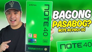 Infinix NOTE 40 PRO 5G  BAGONG PASABOG [upl. by Born744]