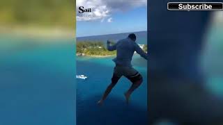 Passenger on Royal Caribbean ship banned for life after jumping [upl. by Amarillis331]