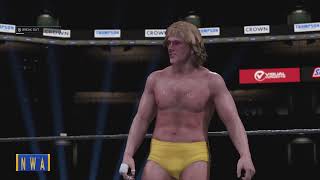 Crockett Cup 84 1 Contenders Match David Von Erich vs Jerry Lawler [upl. by Irrehs]