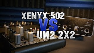 BEHRINGER UPHORIA UM2 Vs BEHRINGER XENYX 502  Review amp Comparison [upl. by Elbert]