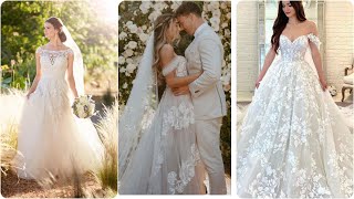 200 Beautiful Wedding Dresses for 2024  Aline Dresses Mermaids Sheaths Ball Gowns  Truvows [upl. by Gombach870]