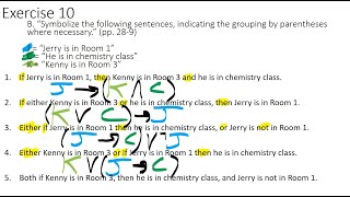 Symbolic Logic I Grouping amp Parentheses [upl. by Acemahs]