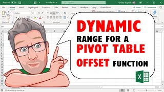 Creating a Dynamic Range for a Pivot Table Using the Offset Function [upl. by Klaus]