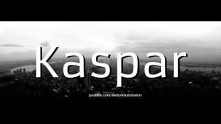 How to pronounce Kaspar Hauser in German [upl. by Doomham]