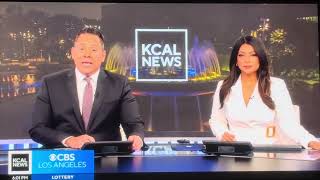 KCAL News at 6pm Sunday on CBS Los Angeles teaser and open December 17 2023 [upl. by Reyaht]