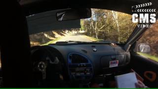 ON BOARD Nacho Braña  Ana Menendez  Citroen Saxo I Tc 4  Rally Cangas del Narcea 2016 [upl. by Harbison]