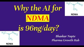 Why the AI for NDMA is 96ngday [upl. by Arayk]