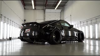 BLACKED OUT Rocketbunny 350z  ClearFx by RestorFX [upl. by Grobe]