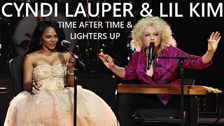 Cyndi Lauper ft Lil Kim  Time After Time amp Lighters Up Mandela Day Live 2009 [upl. by Carola]