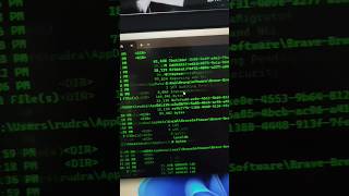 Command  DIR S  hacker cmd  HACKING PRANK [upl. by Ahto888]