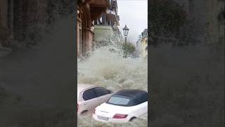 🔴UK  Heavy rainfall and thunderstorms cause flooding in Dunstable this evening [upl. by Lorre]