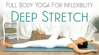 Beginners Yoga Full Body Stretch  DAY 2  Yoga For Inflexible People [upl. by Anileh325]