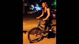 OUCH FIXEDGEAR GIRL  BAR SPIN FALL [upl. by Igal]