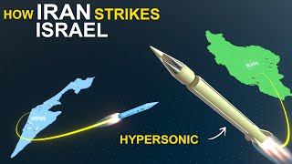 How Irans Ballistic Missiles Strike Israel  israel iran lebanon [upl. by Hogan]