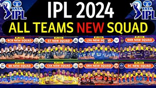 IPL 2024  All Team Squad  IPL Teams 2024 Players List  RCBCSKMIKKRSRHGTDCPBKSRRLSG [upl. by Alenoel]