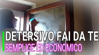 DIY DETERSIVO PER PULIRE IL VETRI FAI DA TE SEMPLICE ED ECONOMICO MARLINDA CANONICO [upl. by Ankney]