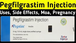 Pegfilgrastim Injection Uses in Hindi  Pegstim injection  Fulphila injection  Uses Side Effects [upl. by Cooper]