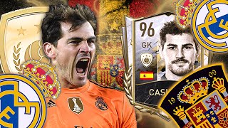 THIS GK IS INSANE 96 CASILLAS REVIEW EVENT ICON  FIFA MOBILE 22 [upl. by Ettennek510]