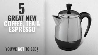 Top 10 Farberware Coffee Tea amp Espresso 2018 Farberware 24Cup Percolator Stainless Steel [upl. by Ahsini]