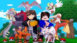 Minecraft MUNDO L POKEMON  NOSSO TIME ESTÁ COMPLETO  ‹ JUAUM › 51 [upl. by Annitsirhc]