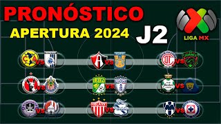 ⚽ El mejor PRONÓSTICO para la JORNADA 2 de la LIGA MX APERTURA 2024  Análisis  Predicción [upl. by Ennayoj]