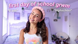 get ready with me for the first day of school grwm vlog [upl. by Jarek]