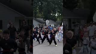 Last fling Parade in Naperville downtown naperville napervilleillinois parade taekwondo [upl. by Suiram44]