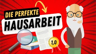 Die perfekte Hausarbeit schreiben 3 Tricks für Fortgeschrittene 📖⭐ [upl. by Haye]