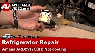 Amana Refrigerator Repair  Not Cooling  Start Device [upl. by Llehctim265]