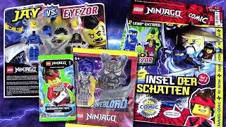 Lego ® Ninjago ® Legacy  Comic 12 mit Jay  Eyezor  Overlord  Figuren amp Sammelkarten [upl. by Zohara]