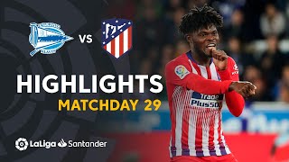 Highlights Deportivo Alaves vs Atletico de Madrid 04 [upl. by Rube]