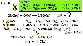 Chemistry  Thermochemistry 10 of 37 Enthalpy Hess Law Example 1B [upl. by Nyleikcaj]