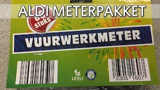 Aldi meterpakket 2017 cat 1 vuurwerk [upl. by Einhpad177]